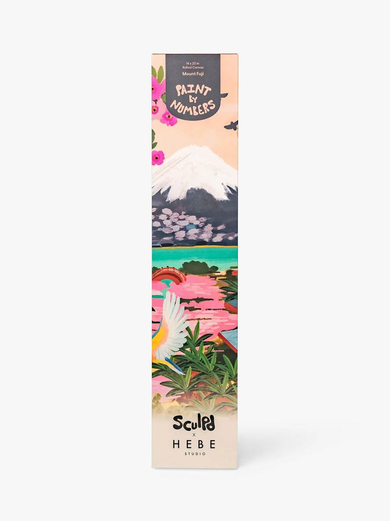 Sculpd Mount Fuji paint by numbers kit 51x36cm - British product