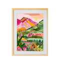 Sculpd Rainbow Mountain paint by numbers kit - British product