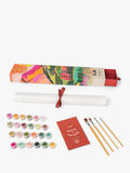 Sculpd Rainbow Mountain paint by numbers kit - British product