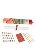 Sculpd Rainbow Mountain paint by numbers kit - British product