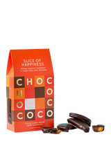 John Lewis Chococo Slice of Happiness Candied Orange Slices in Dark Chocolate, 135g- Buy online at McGrocer