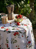 By Hope Wild Strawberry linen tablecloth 250x143cm, imported from the UK