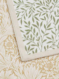 Morris & Co. napkins set two yellow green (British brand)