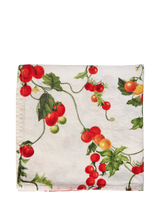 John Lewis By Hope Pomodoro Linen Napkin Red/Multi 45cm x 45cm- Buy online at McGrocer