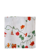 John Lewis By Hope Summer Climber Nasturtium Linen Napkin- Buy online at McGrocer