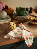 By Hope linen napkin nasturtium print 45x45cm, UK version