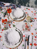 By Hope linen napkin nasturtium print 45x45cm, UK version