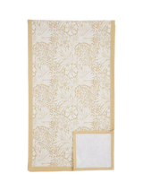 John Lewis Morris & Co. Marigold Cotton Table Runner, Yellow, 250cm- Buy online at McGrocer