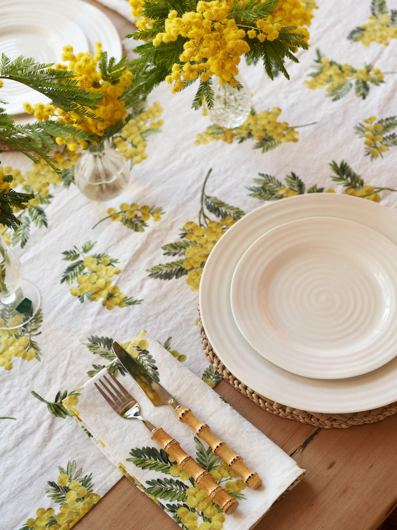 By Hope Mimosa table runner yellow multi 200cm - British product