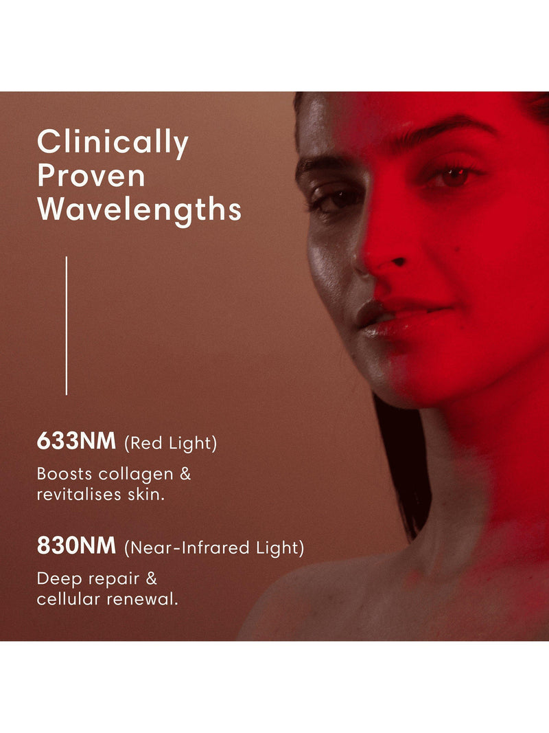 The Light Salon Boost LED Mask device, imported from the UK