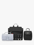 Storksak St James scuba changing bag black/silver, UK version