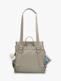 Storksak St James leather changing bag taupe, imported from the UK