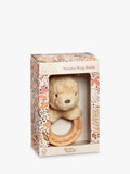 Winnie the Pooh wooden ring rattle - British product
