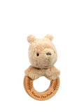 Winnie the Pooh wooden ring rattle - British product