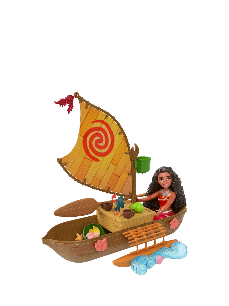 Disney Moana Ocean Voyager canoe playset - British product