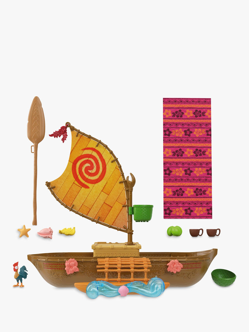 Disney Moana Ocean Voyager canoe playset - British product