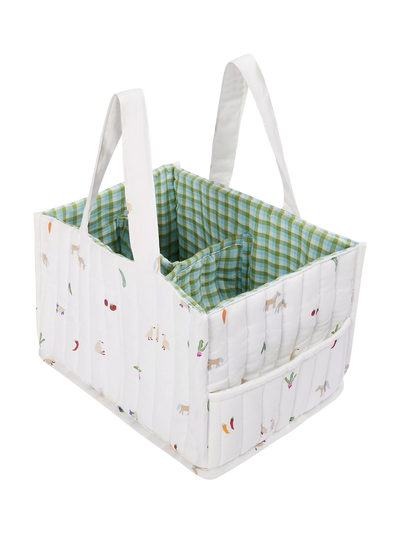 John Lewis Avery Row Baby Changing Caddy Little Farm- Buy online at McGrocer