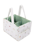 Avery Row Little Farm changing caddy organic cotton, imported from the UK