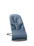 BabyBjörn Bliss Woven baby bouncer in blue, UK version