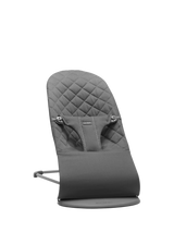 John Lewis BabyBjörn Bliss Woven Classic Quilt Baby Bouncer, Anthracite- Buy online at McGrocer