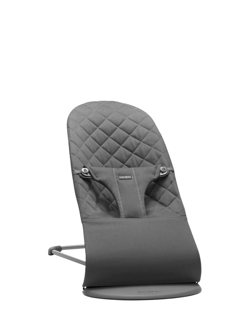 BabyBjörn Bliss woven quilt baby bouncer Anthracite, UK version