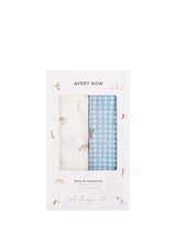 John Lewis Avery Row Muslin Cotton Swaddle Little Farm Pack of 2- Buy online at McGrocer