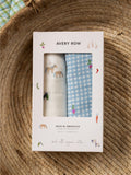 Avery Row muslin swaddle 2-pack Little Farm, imported from the UK