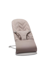 John Lewis BabyBjörn Bliss Woven Petal Quilt Baby Bouncer, Sand Grey- Buy online at McGrocer