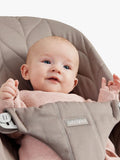 BabyBjörn Bliss baby bouncer sand grey petal quilt fabric, imported from the UK