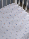 Avery Row cotbed fitted sheet Coastline, UK version