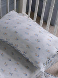Avery Row cotbed fitted sheet Coastline, UK version