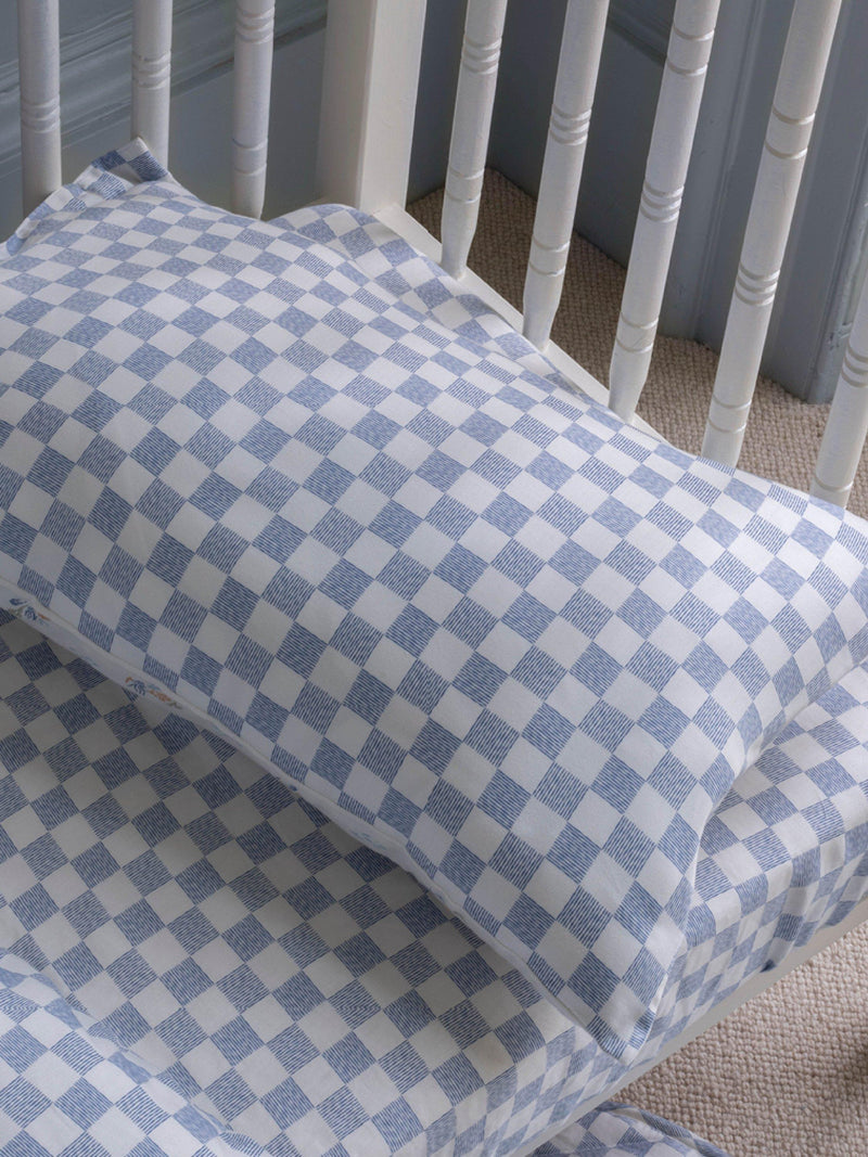 Avery Row cotbed fitted sheet Coastline design, UK version