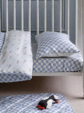 Avery Row cotbed fitted sheet Coastline design, UK version