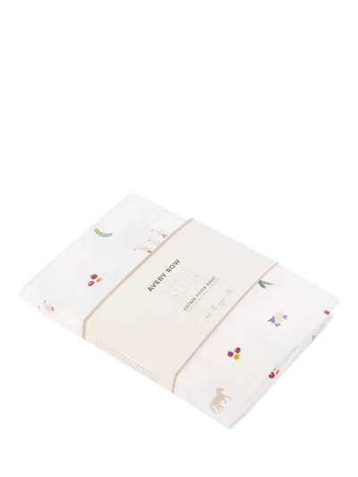 John Lewis Avery Row Little Farm Cotbed Fitted Sheet- Buy online at McGrocer