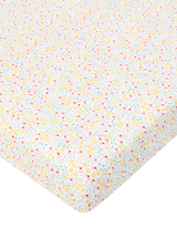 John Lewis Avery Row Cotbed Fitted Sheet Wildflower Garden 70x140cm- Buy online at McGrocer
