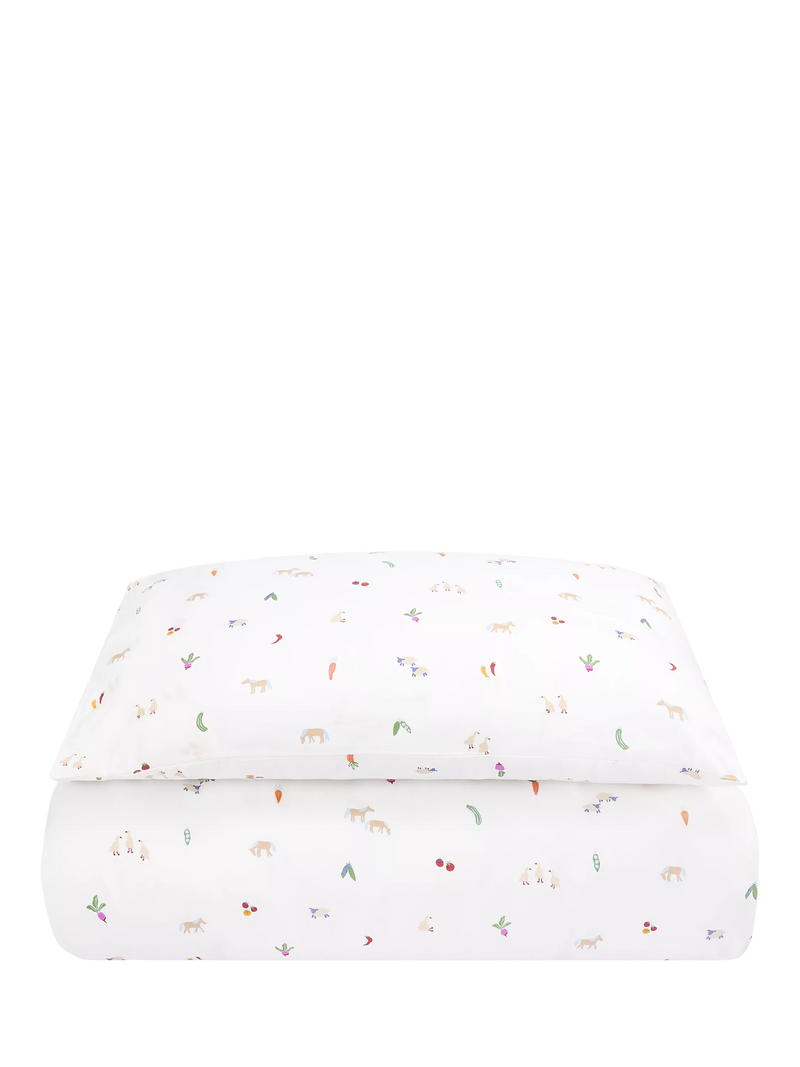 Avery Row Little Farm duvet cover set for cotbed, UK version