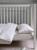Avery Row cotbed duvet cover and pillowcase set organic cotton - British product