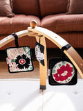 Etta Loves Liberty hanging sensory squares set of 3 - British product