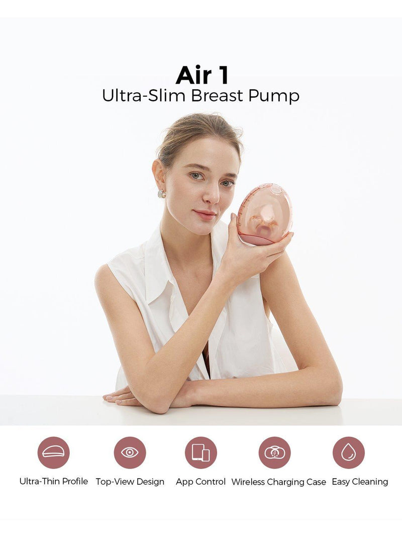 Momcozy Air 1 wearable double breast pump 180ml - British product
