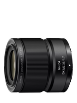 John Lewis Nikon Z NIKKOR DX 35mm f/1.7 Macro Lens, Black- Buy online at McGrocer