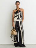 Reiss Evie natural bucket bag woven raffia-effect leather trim, imported from the UK