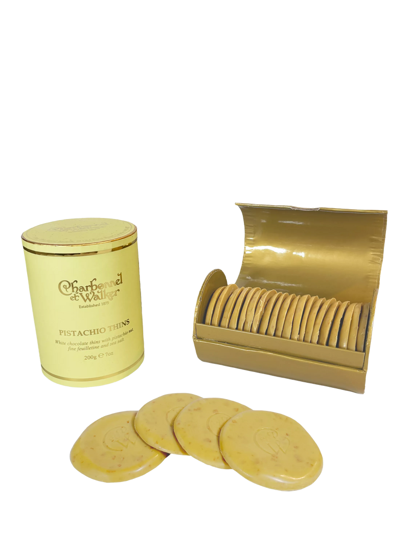 Charbonnel et Walker Pistachio Crunch Thins 280g (British brand)