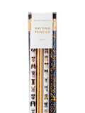 Rifle Paper Co cat dog pencil set gold foil - British product
