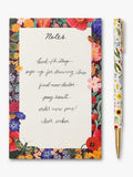 Rifle Paper Co Curio Floral pen with multi floral design, UK version