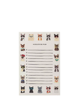 John Lewis Rifle Paper Co. Cool Cats Notepad with Lined Pages- Buy online at McGrocer
