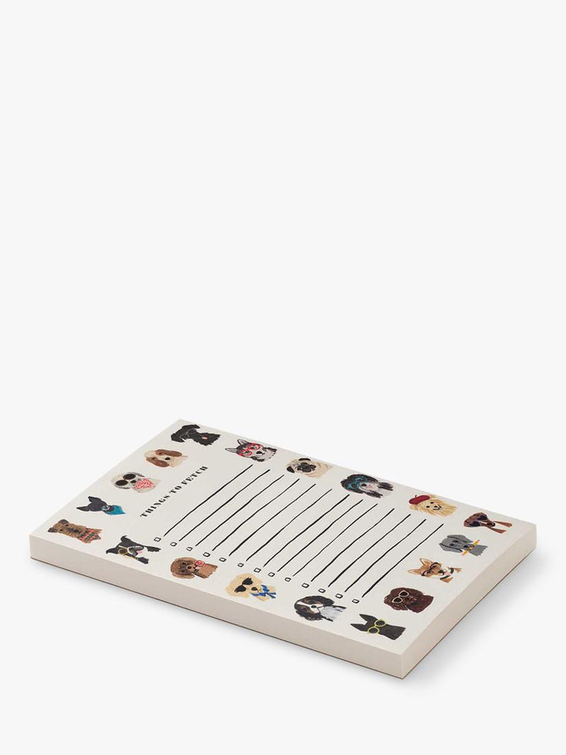 Rifle Paper Co. Dog Days notepad, 75 lined pages (British brand)