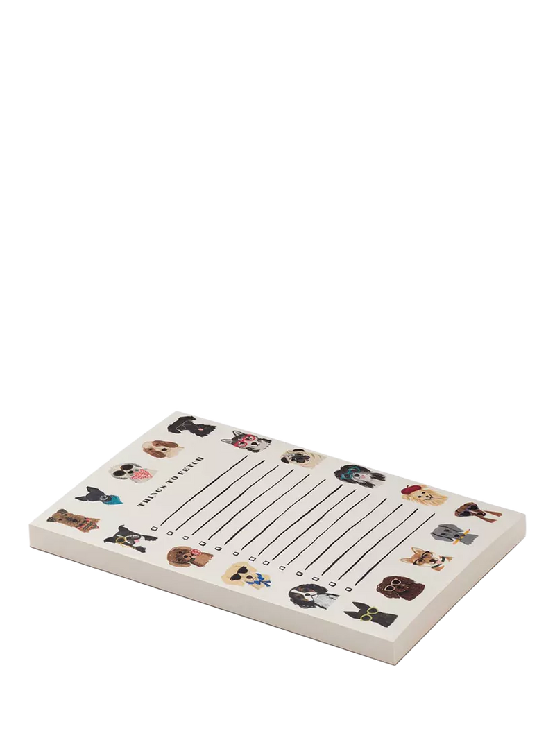 Rifle Paper Co. Dog Days notepad, 75 lined pages (British brand)
