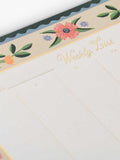 Rifle Paper Co. Aster weekly desk pad - British product