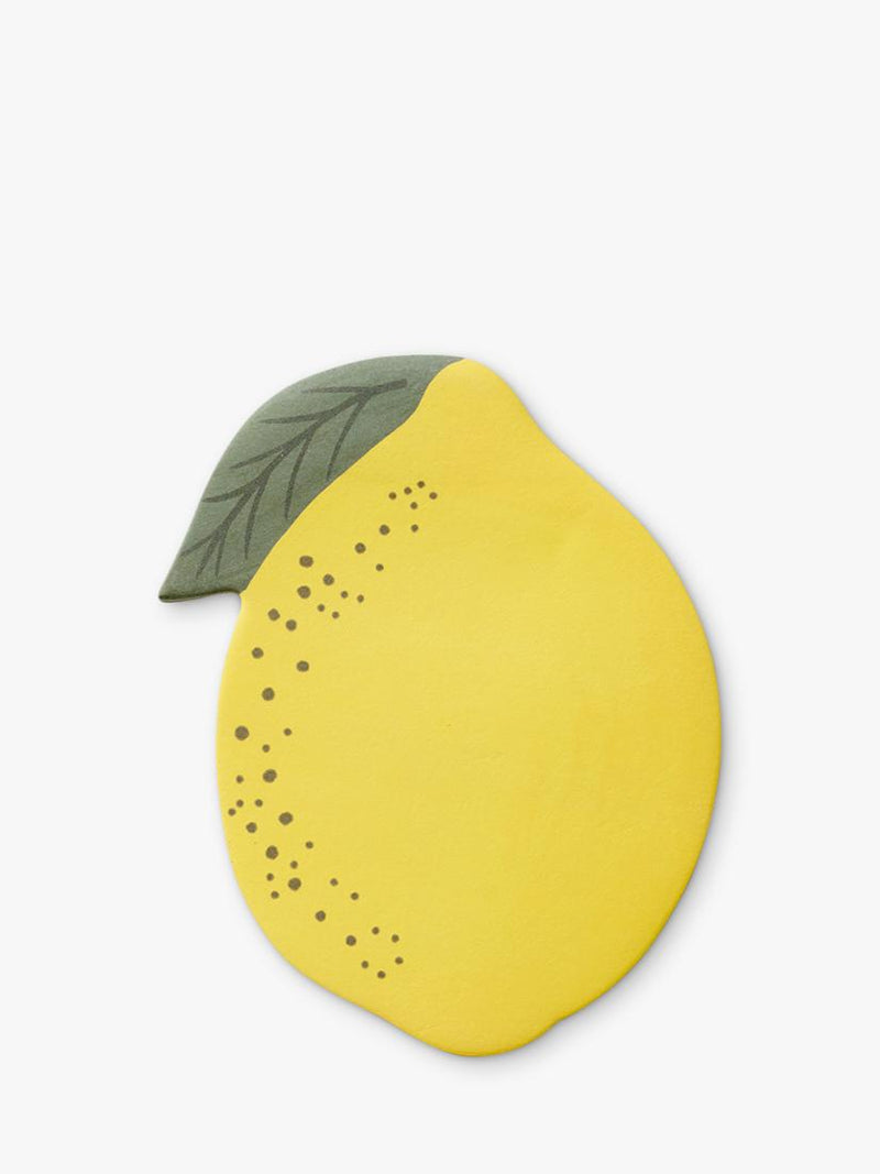 Rifle Paper Co. lemon sticky notes yellow, imported from the UK