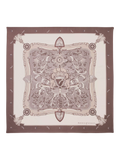 Aspinal of London silk scarf 90cm moleskin - British product